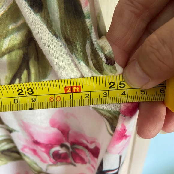 Show Me Your MuMu Pink Floral Brie Robe Sz One Size - Picture 9 of 11